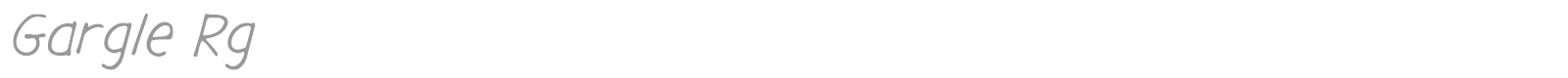 Gargle font preview
